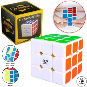 Magic Speed Rubik's Cube 3x3x3 (56mm, 5.5cm, 3inch),Best Sticker Quality Fast Speedy & Smooth, Bright Light Sticker (Classic Colors), The Most Educational Puzzles Toys to Effectively Improve Children's Concentration and Memory and Responsiveness