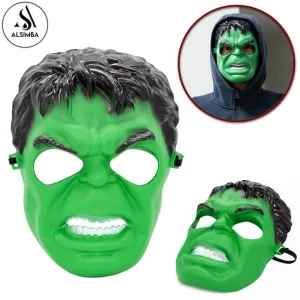 Marvel Avengers Hulk Super Hero Mask Party Theme Costumes Mask For Kids Boys - High Quality Plastic - Birthday Parties Pretend Play Game Cosplay Toys Mask - The Amazing Hulk Birthday Toy Gift for Children Halloween Cosplay For Kids Fun