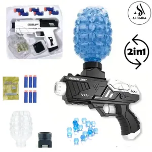 Precise Shot New Edition 2 in 1 Gel Blaster and Darts Manual Reload Toy Gun