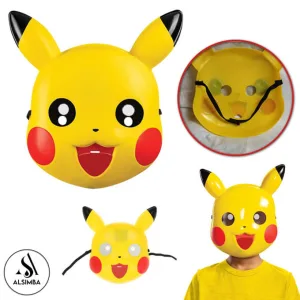 Pokemon Mask Party Theme Costumes Mask For Kids Boys - High Quality Plastic - Birthday Parties Pretend Play Game Cosplay Toys Mask - The Amazing Pokemon Birthday Toy Gift for Children Halloween Cosplay For Kids Fun