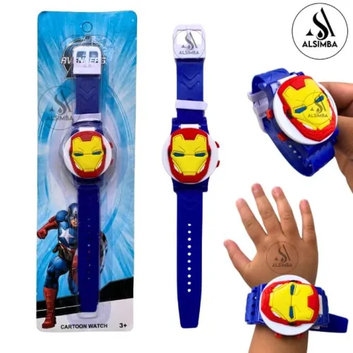 Ironman Character Wrist Watch for Kids Boys