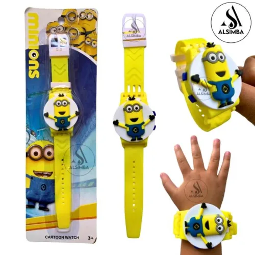 Minions Character Wrist Watch For Kids Boys