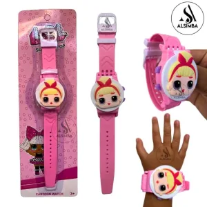L.O.L. Kids Watch - Digital Character Wrist Watch for Girls 3+ - Adorable LED Time Watch with Cartoon Screen - Comfortable & Enjoyable Watch