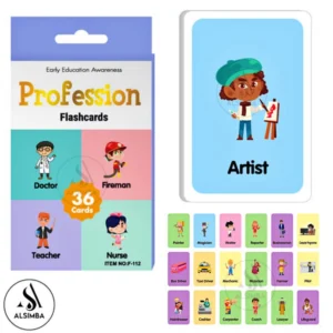 Profession Flash Cards Set For Kids