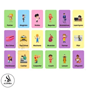 Profession Flash Cards Set For Kids