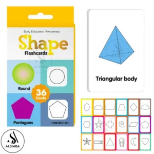 Shape Flash Cards Set For Kids