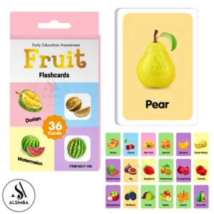 Fruits Flash Cards Set For Kids